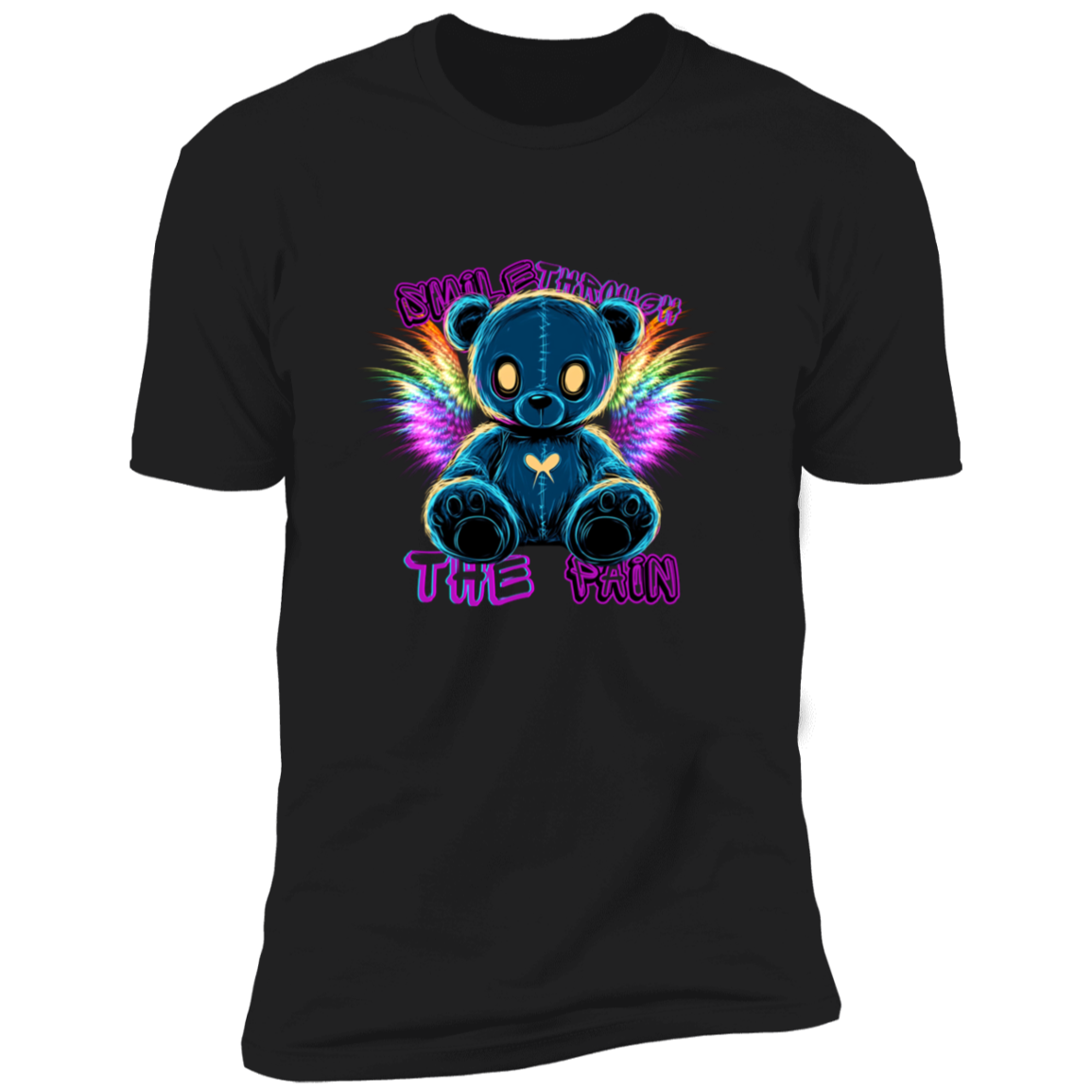 Smile through the pain Premium Short Sleeve T-Shirt