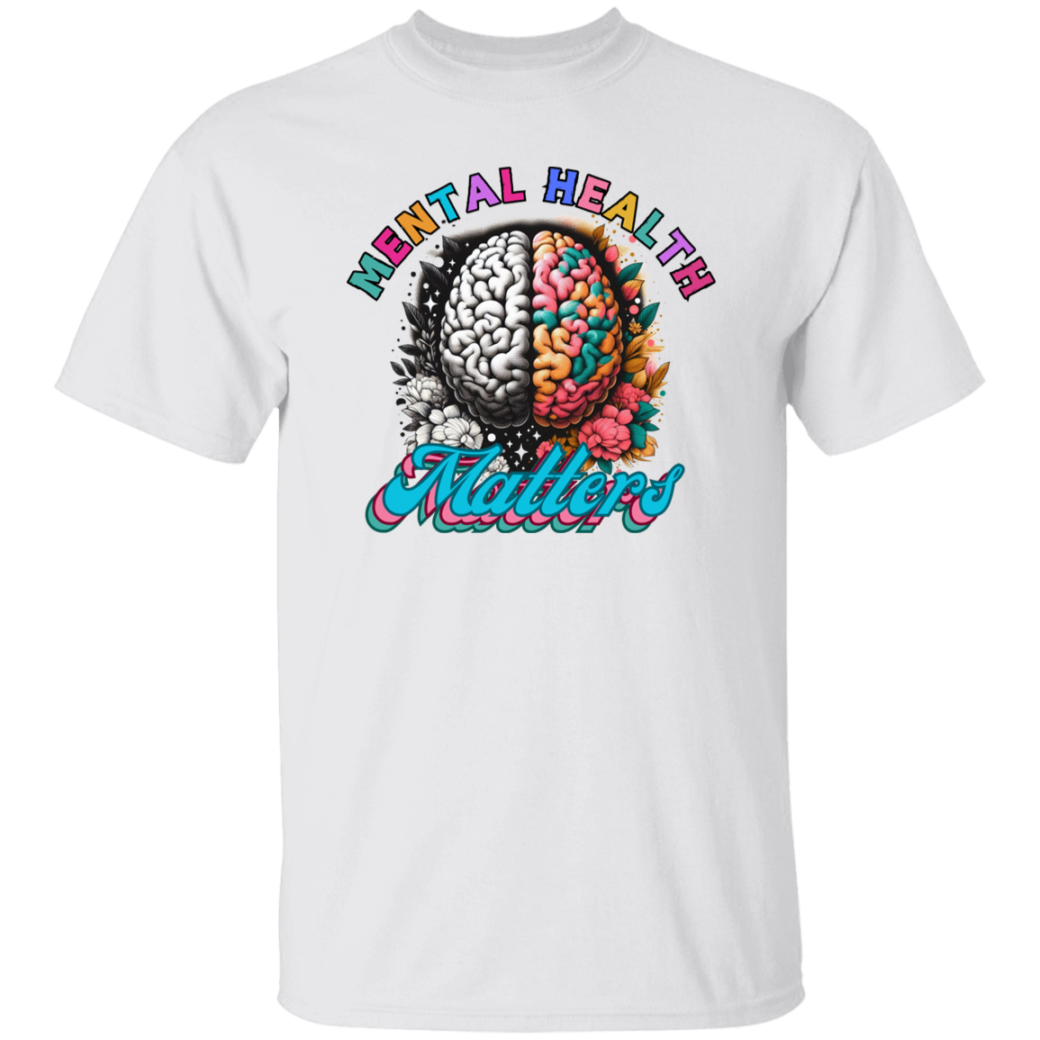 Flower Mental Health Matters T-Shirt