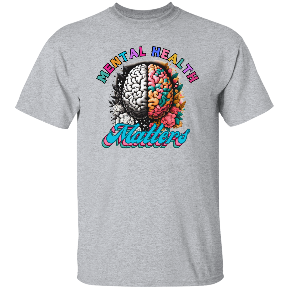 Flower Mental Health Matters T-Shirt