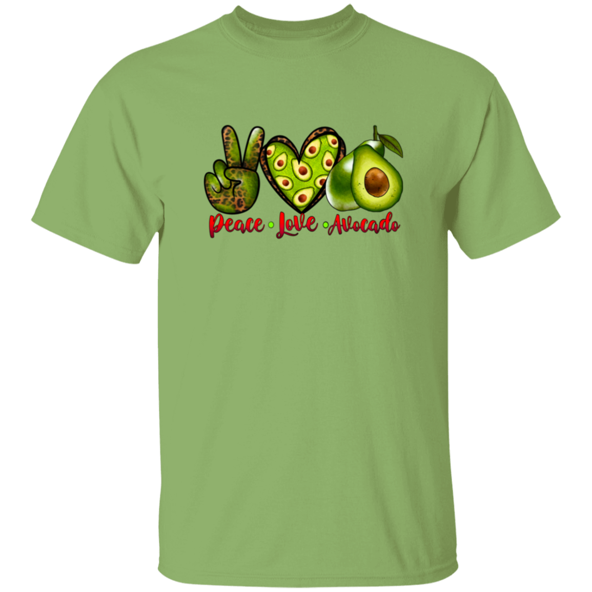 Peace, Love, Avacado T-Shirt