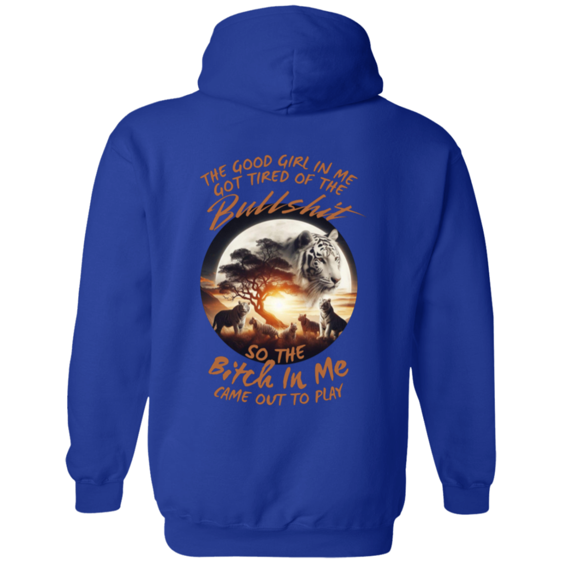 White Tiger Pullover Hoodie