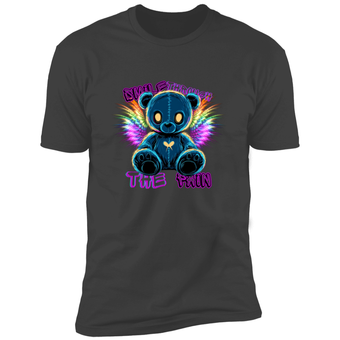 Smile through the pain Premium Short Sleeve T-Shirt