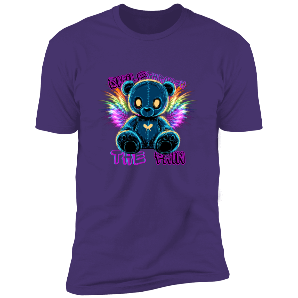 Smile through the pain Premium Short Sleeve T-Shirt