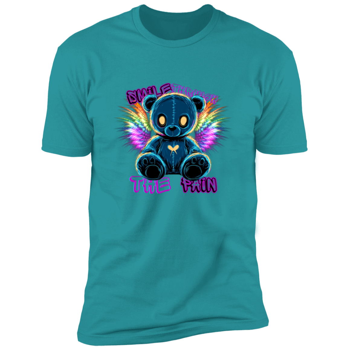 Smile through the pain Premium Short Sleeve T-Shirt