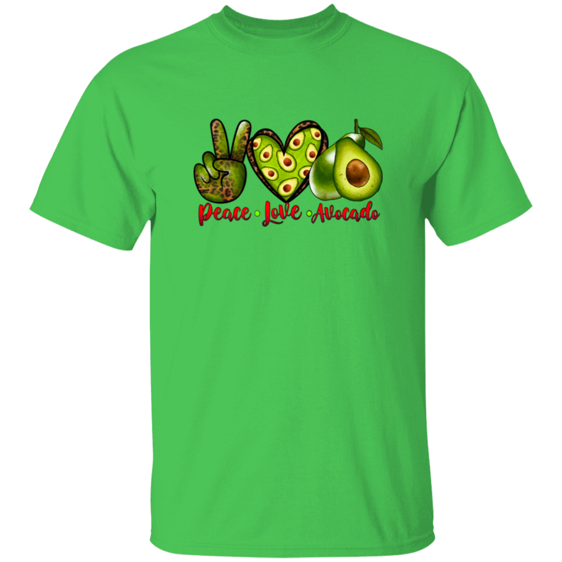 Peace, Love, Avacado T-Shirt