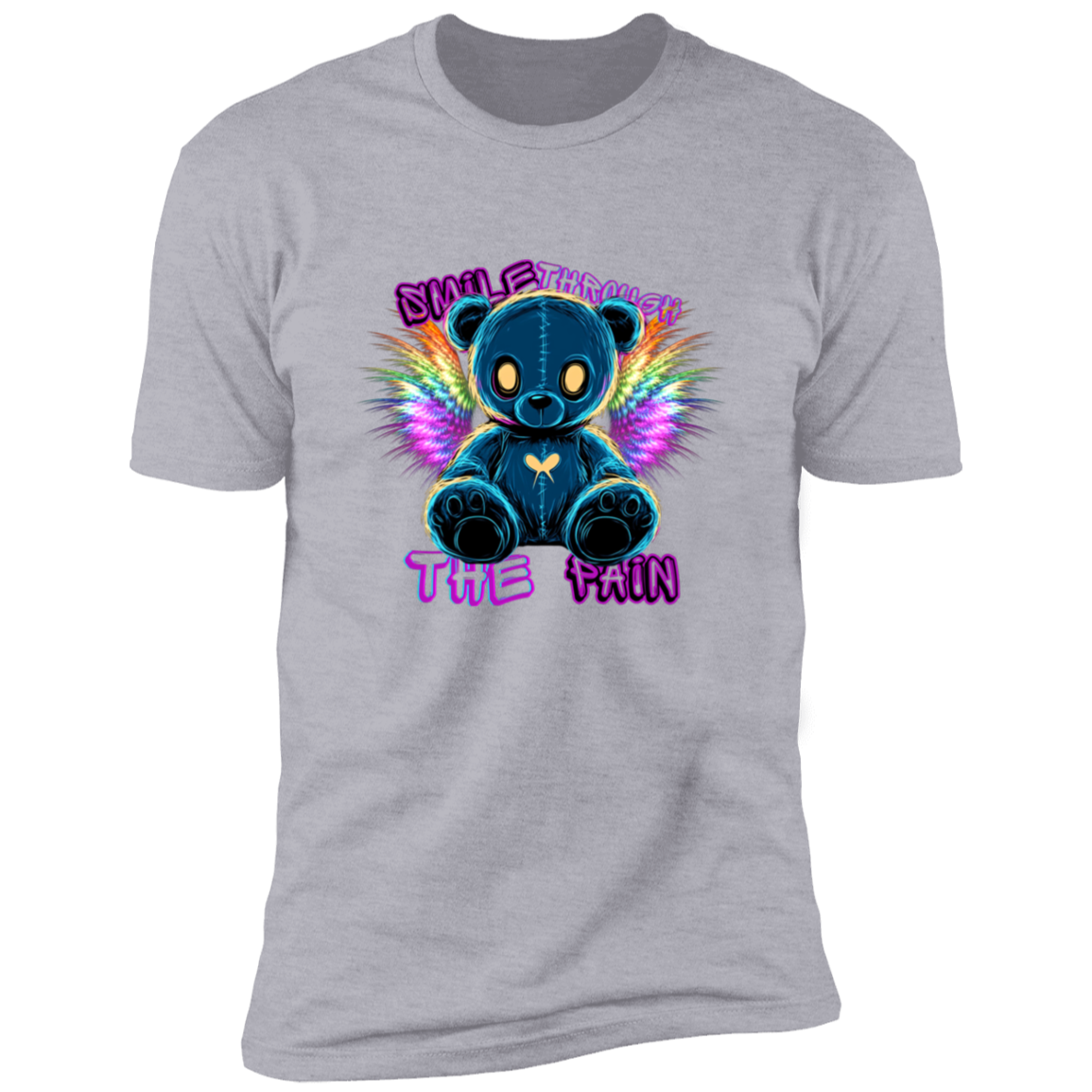 Smile through the pain Premium Short Sleeve T-Shirt