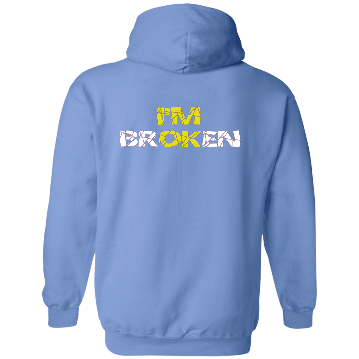 I'm Broken, I'm OK - Darker Pullover Hoodie