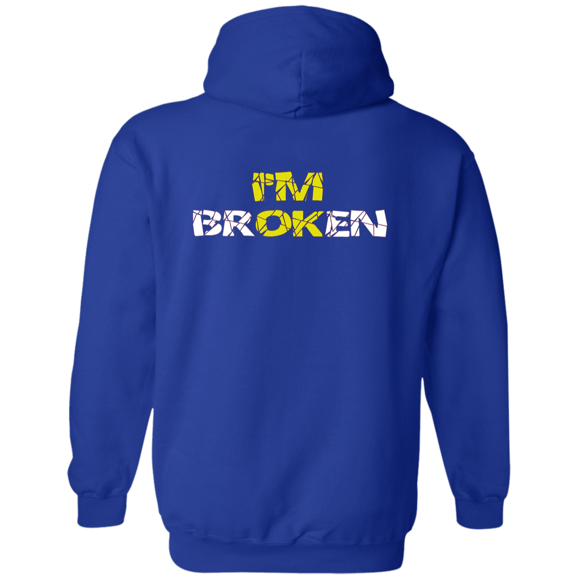 I'm Broken, I'm OK - Darker Pullover Hoodie