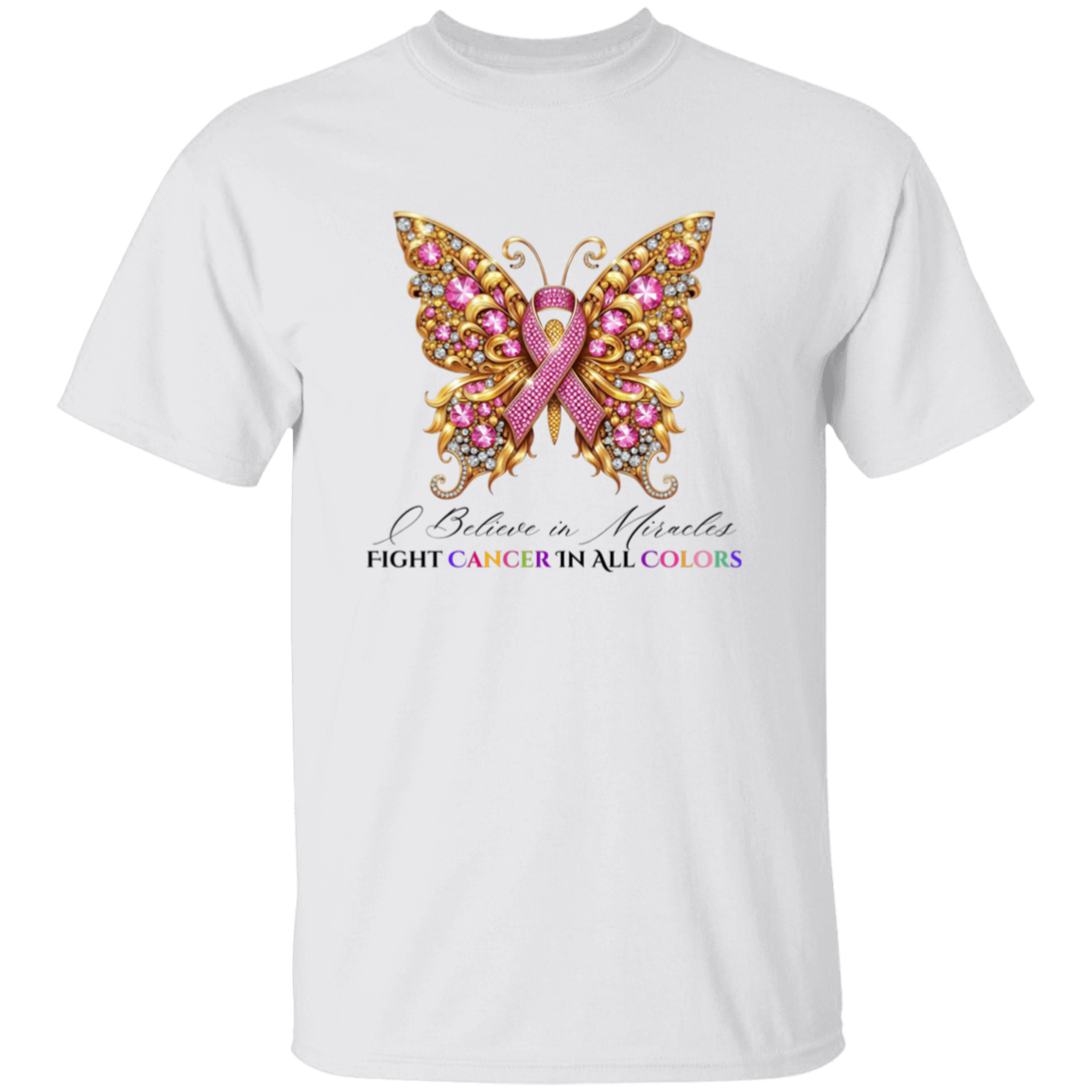 Pink Diamond Breast Cancer Awareness - T-Shirt