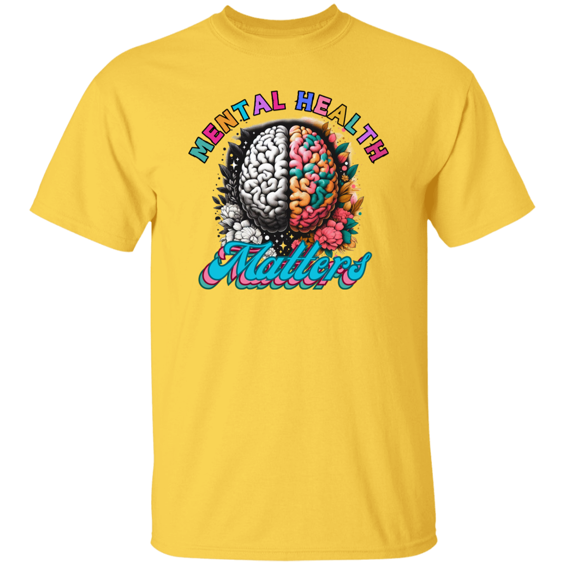 Flower Mental Health Matters T-Shirt