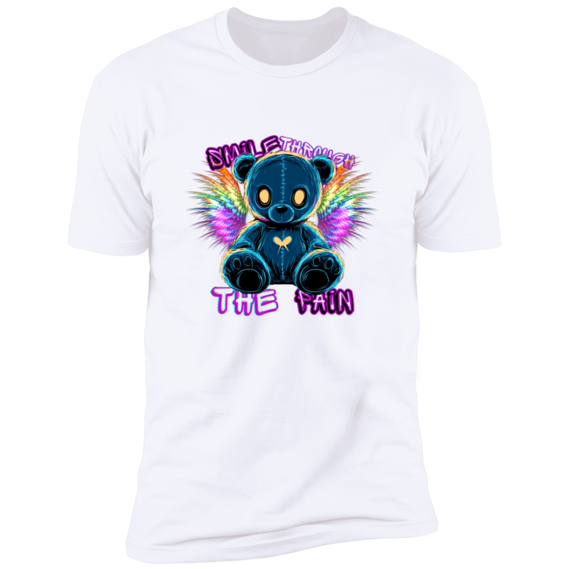 Smile through the pain Premium Short Sleeve T-Shirt