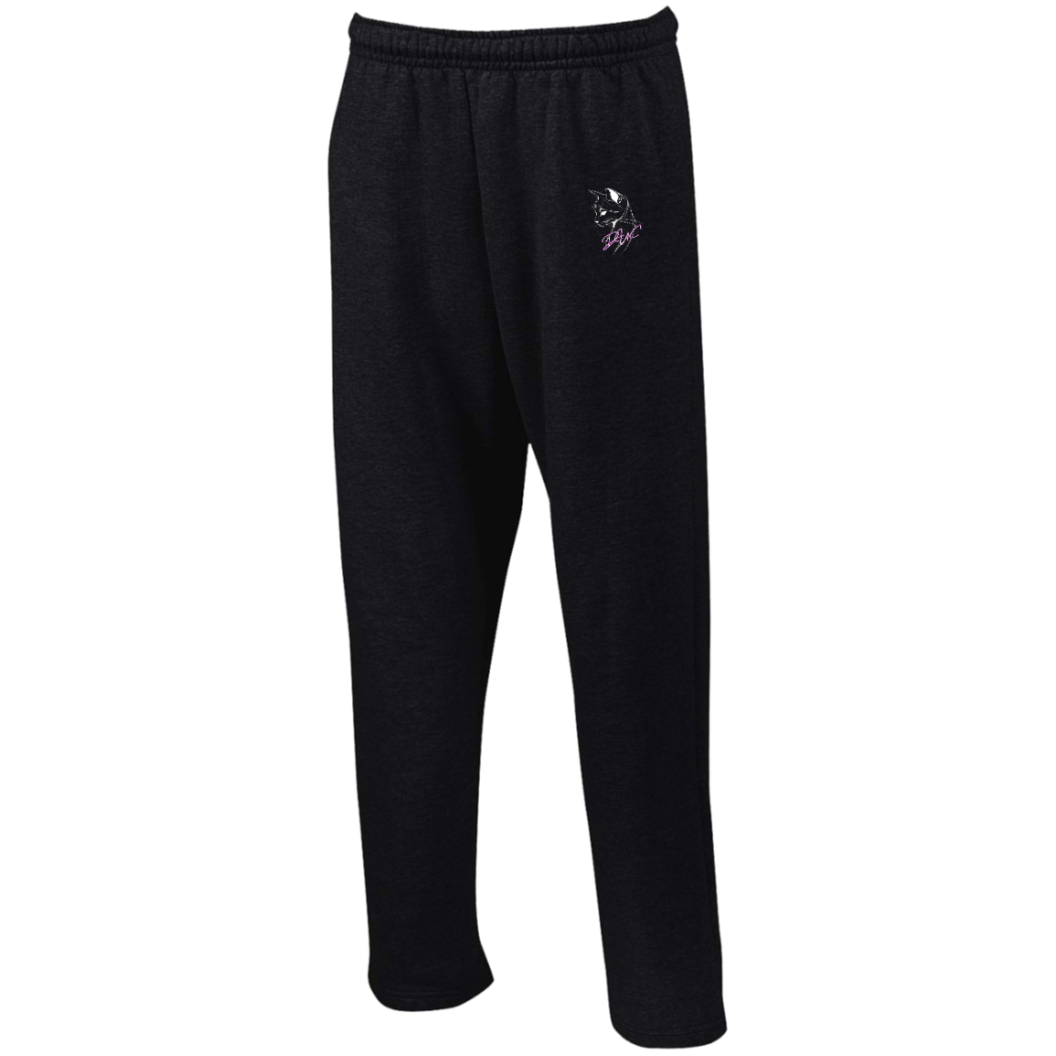 Danielle's Unique Crafts Open Bottom Sweatpants with Pockets