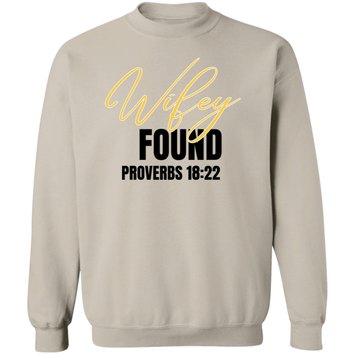 (Wife) Valentine's Matching, Husband and Wife Crewneck Pullover Sweatshirt