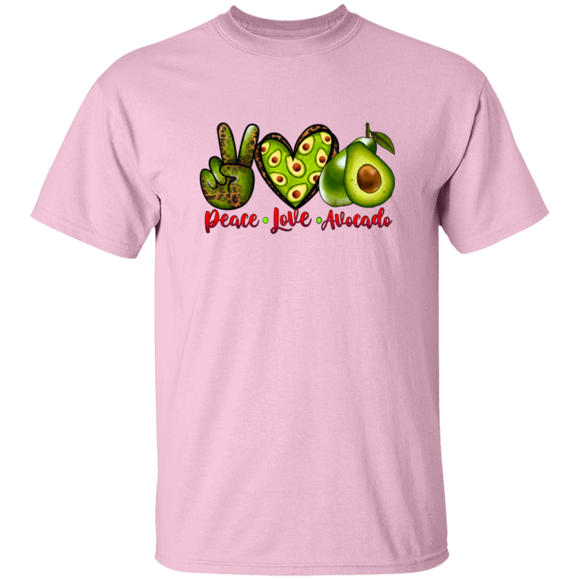Peace, Love, Avacado T-Shirt