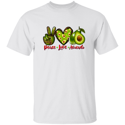 Peace, Love, Avacado T-Shirt