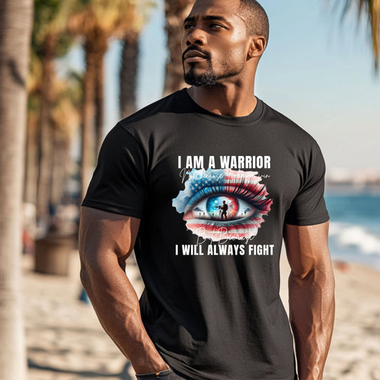I am a Warrior with white letters T-Shirt