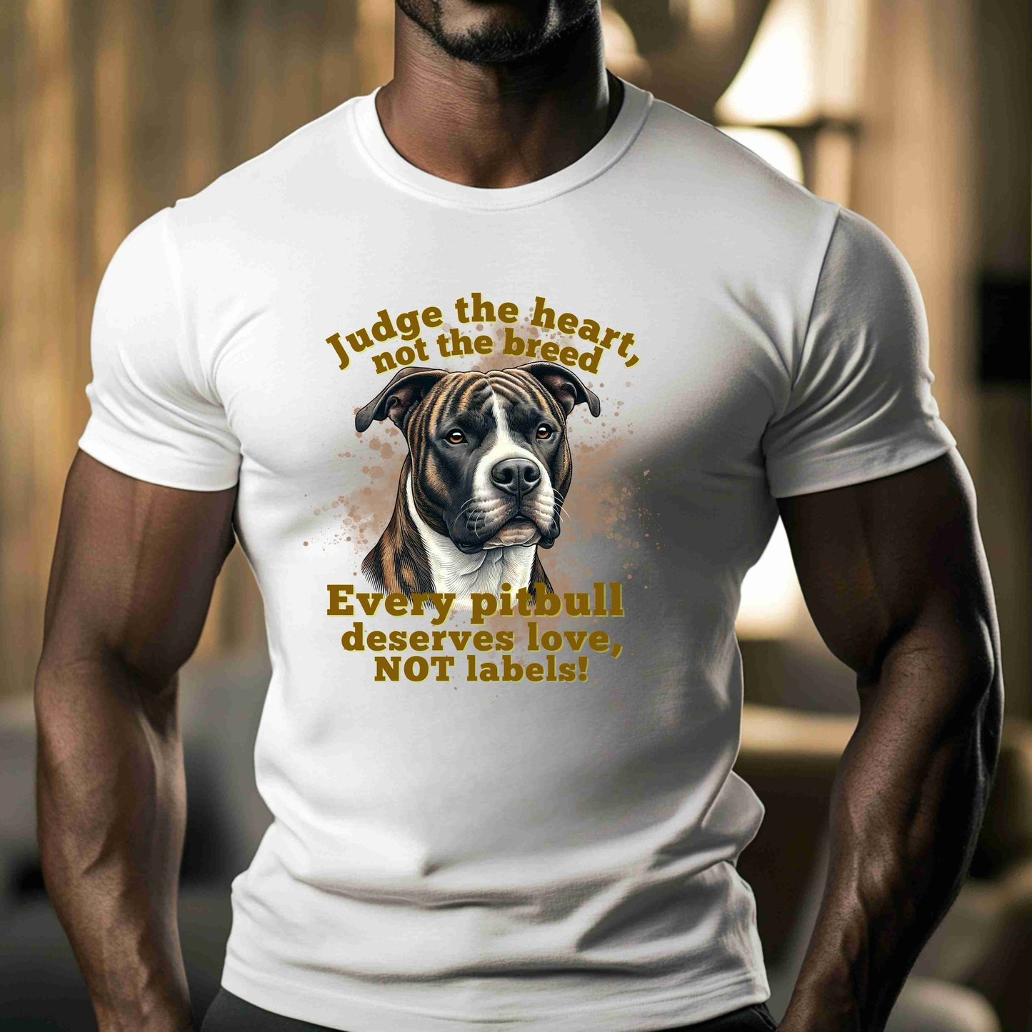 Judge the heart, not the breed Premium Short Sleeve T-Shirt